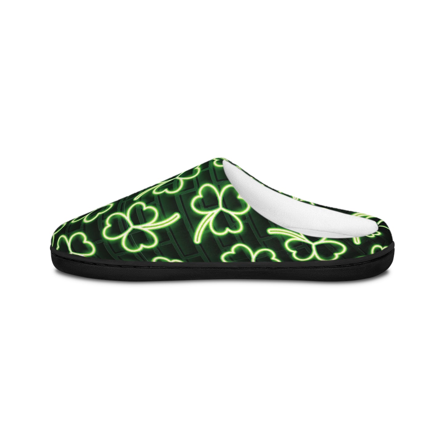 Neon Shamrock Women's Indoor Slippers