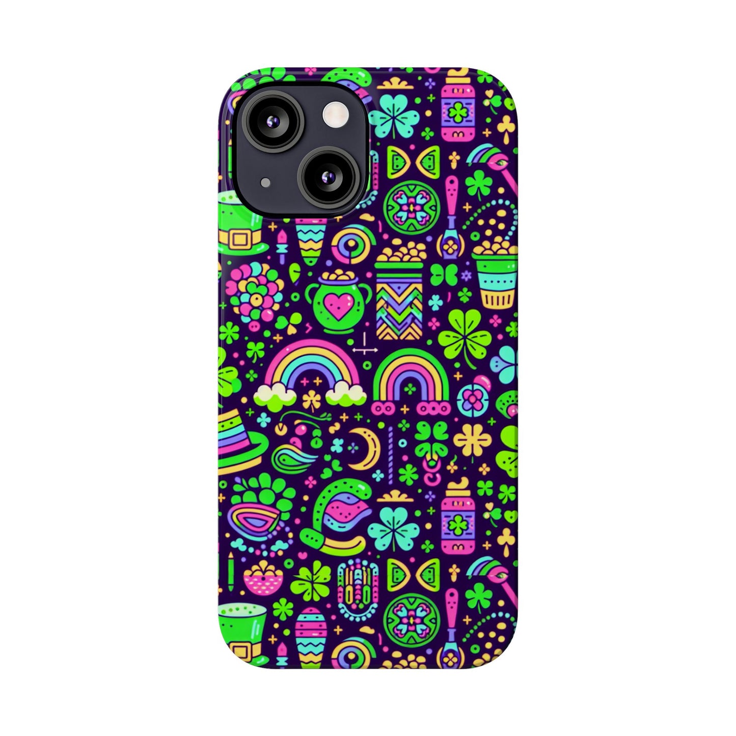 Day-Glo Clover Slim Phone Cases