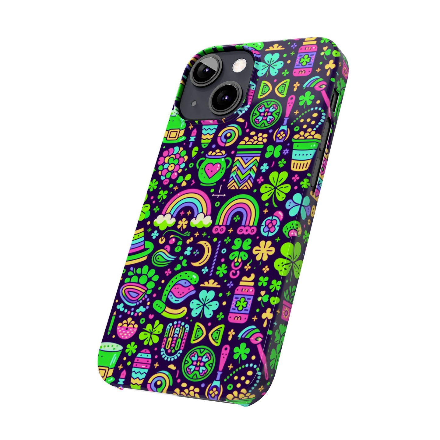 Day-Glo Clover Slim Phone Cases