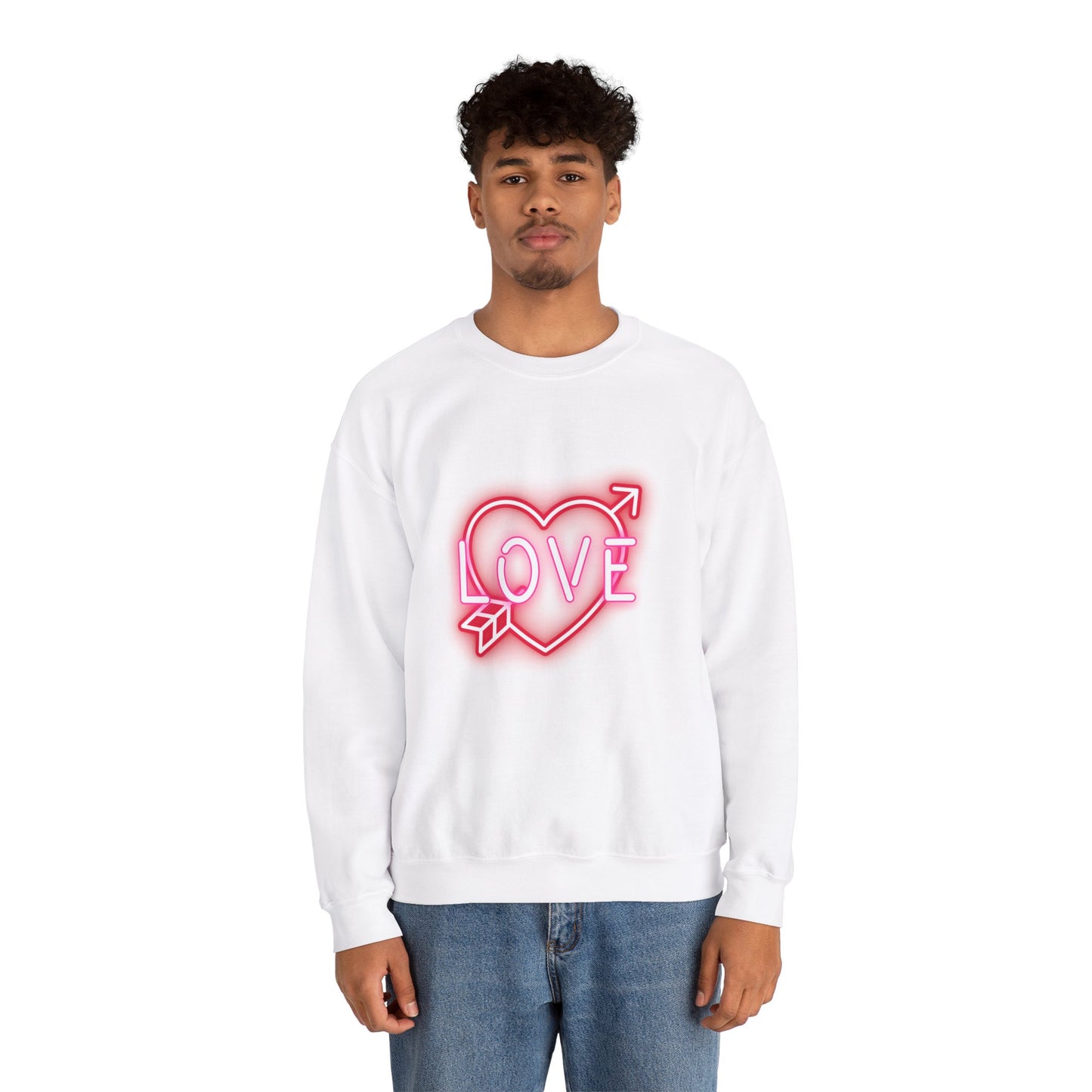 Neon Love Unisex Heavy Blend™ Crewneck Sweatshirt