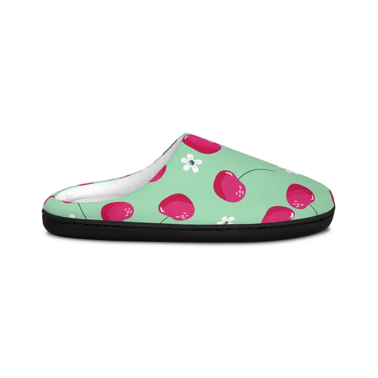 Mint Cherry Women's Indoor Slippers