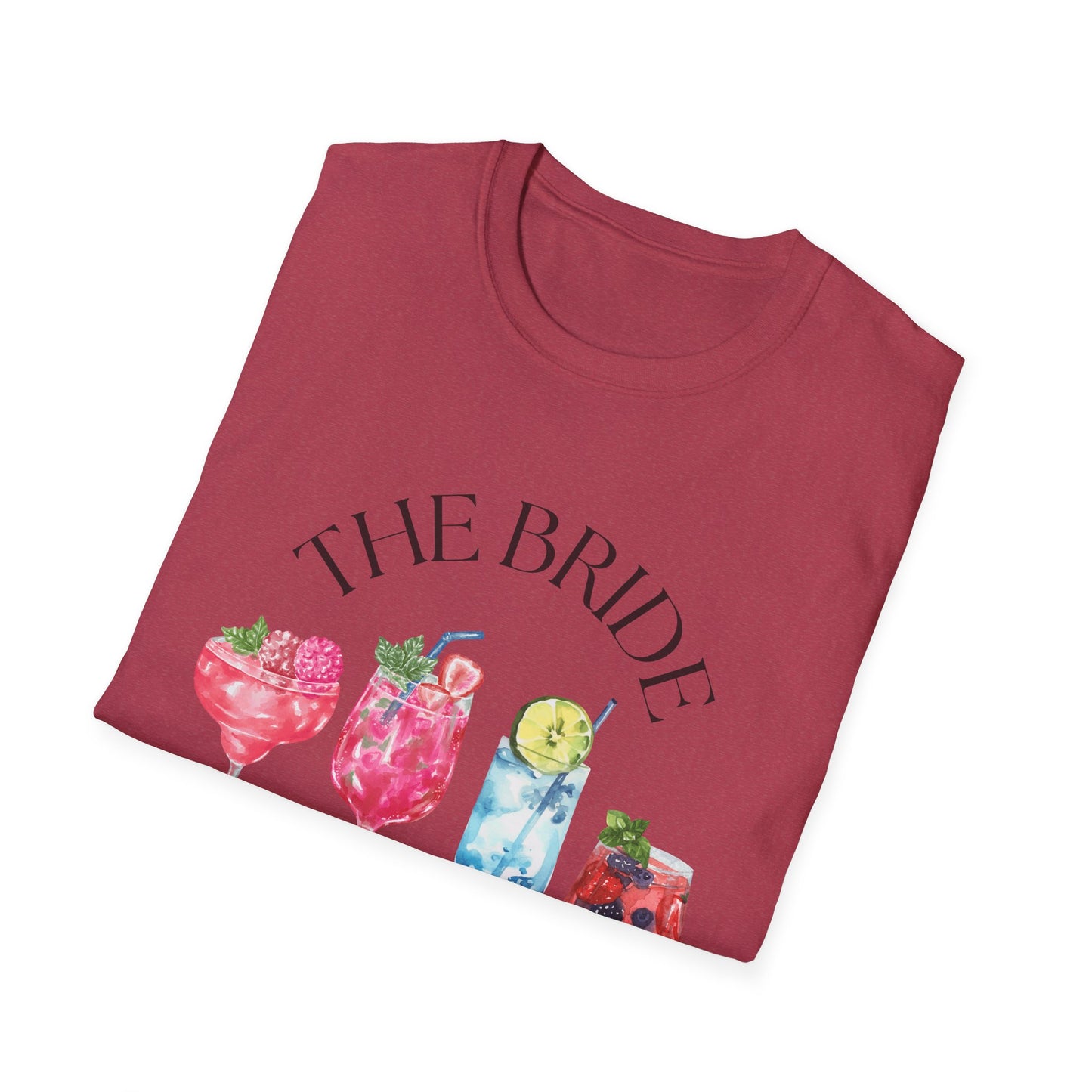 The Bride Est. 2025 Heathered Unisex Softstyle T-Shirt