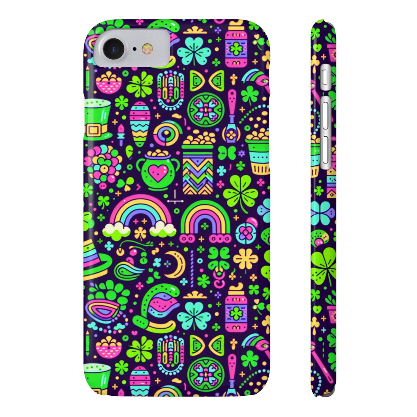 Day-Glo Clover Slim Phone Cases