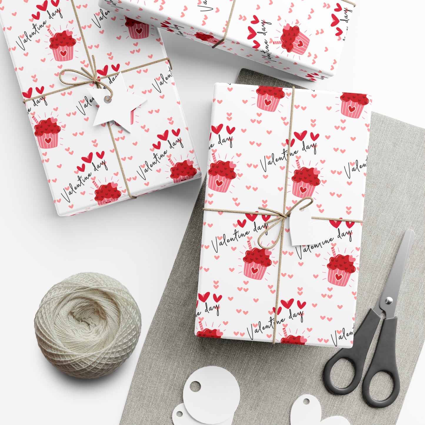 Valentine's Day Sweets Gift Wrap Papers