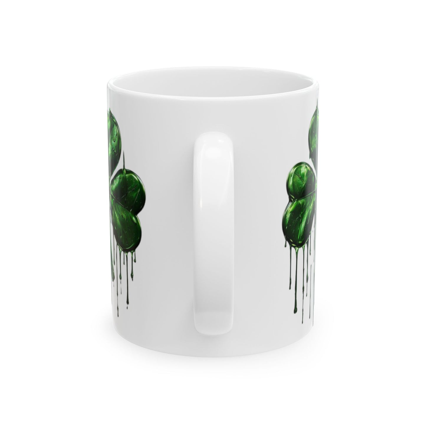 Gilded in Green Ceramic Mug, (11oz, 15oz)