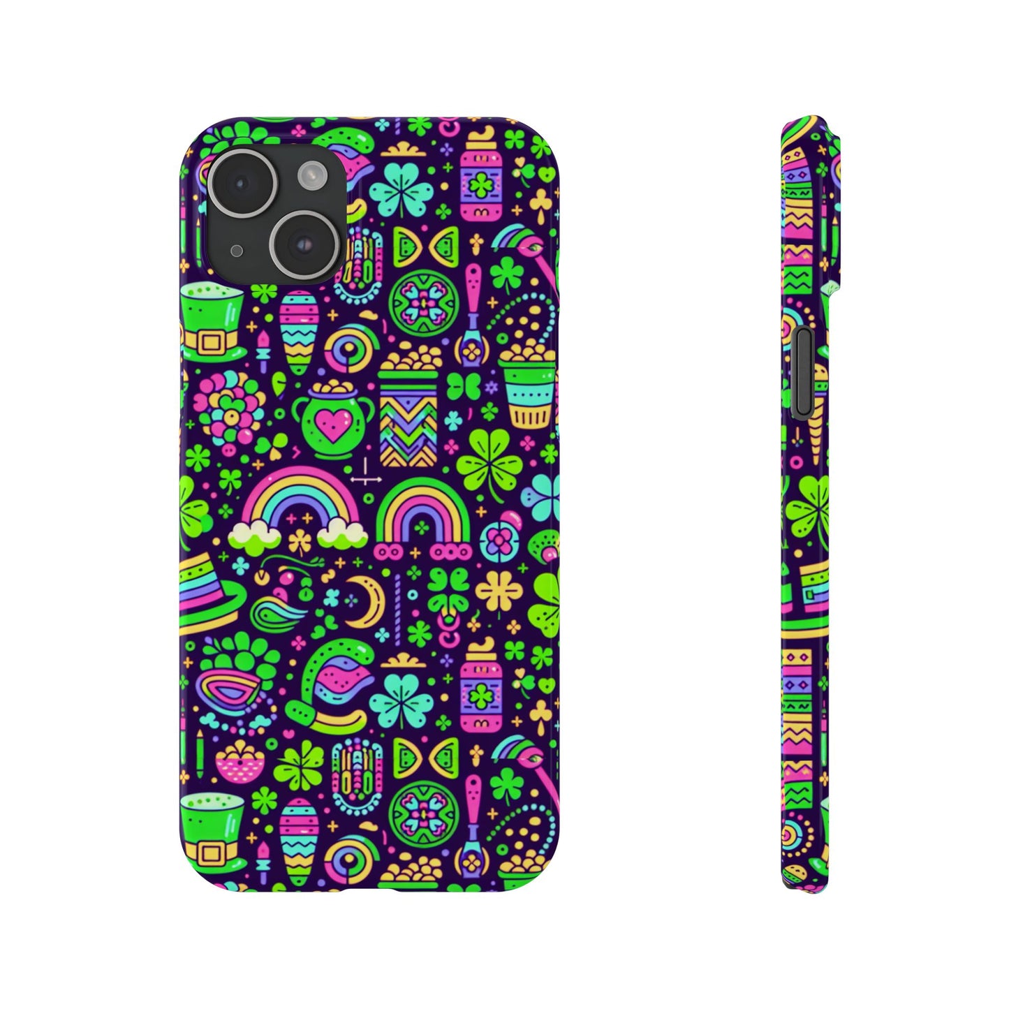 Day-Glo Clover Slim Phone Cases