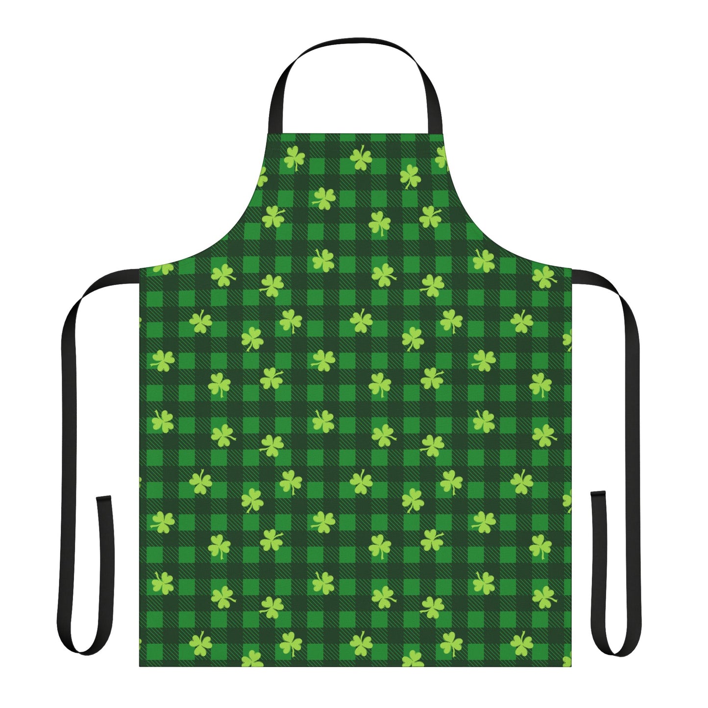 Shamrock Plaid Apron (AOP)