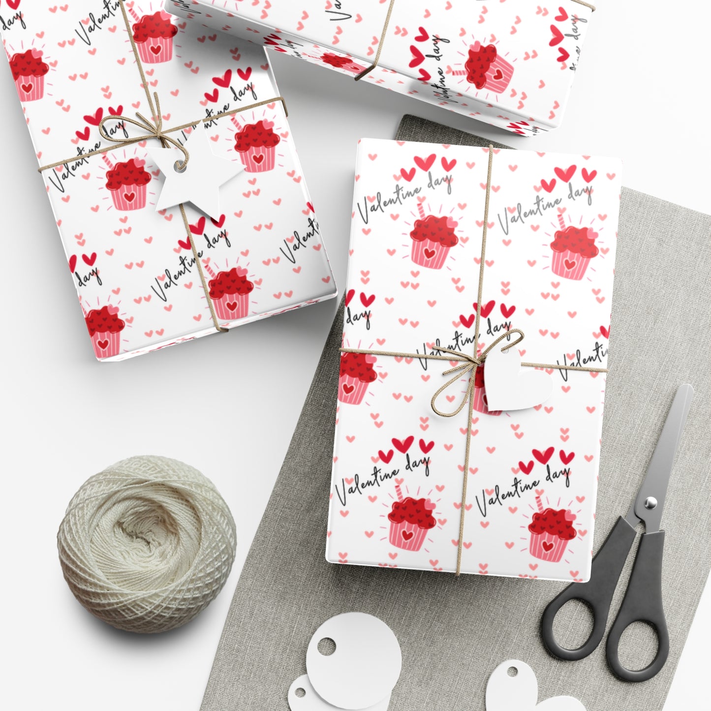 Valentine's Day Sweets Gift Wrap Papers