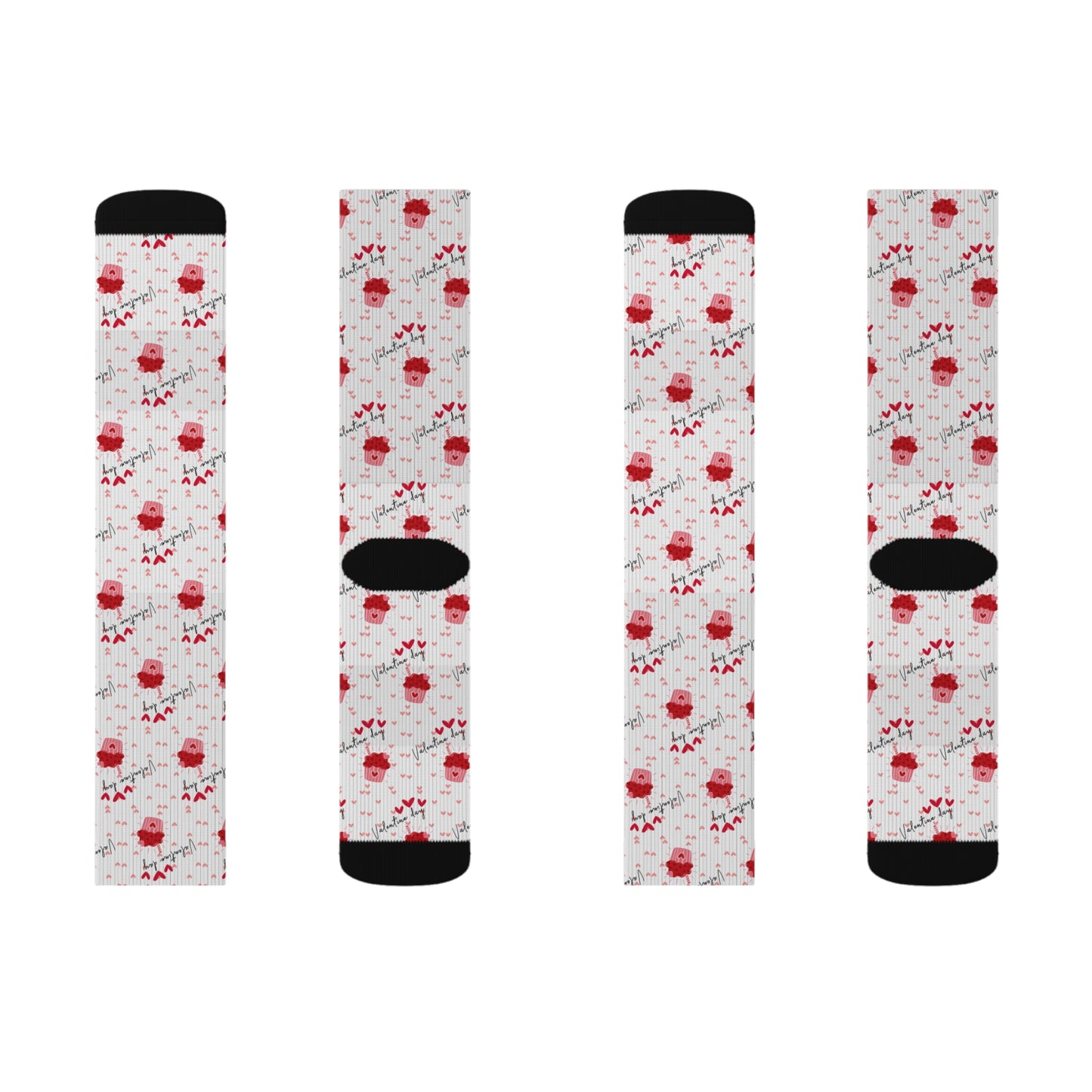 Valentine's Day Sweets Sublimation Socks