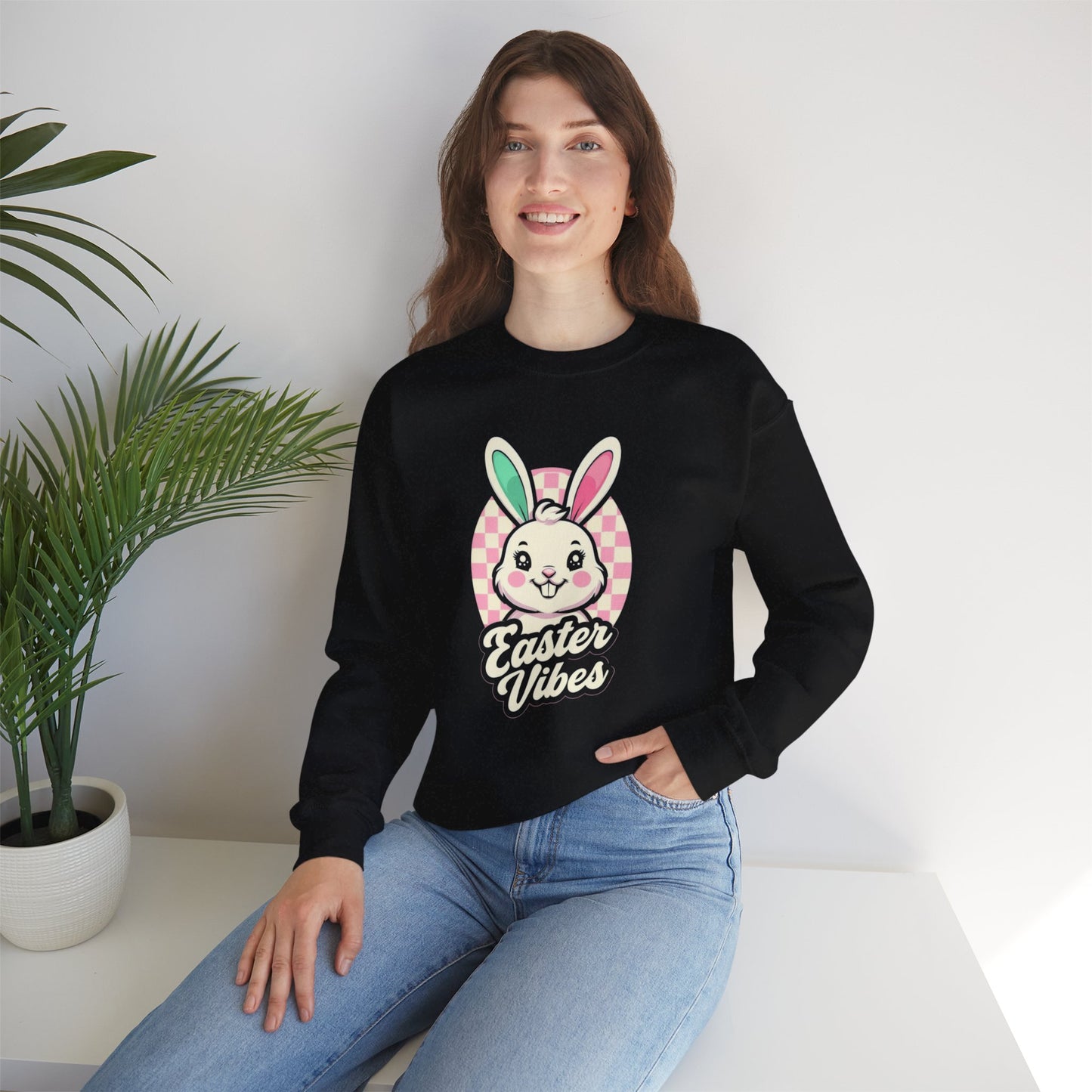 Easter Vibes Unisex Heavy Blend™ Crewneck Sweatshirt