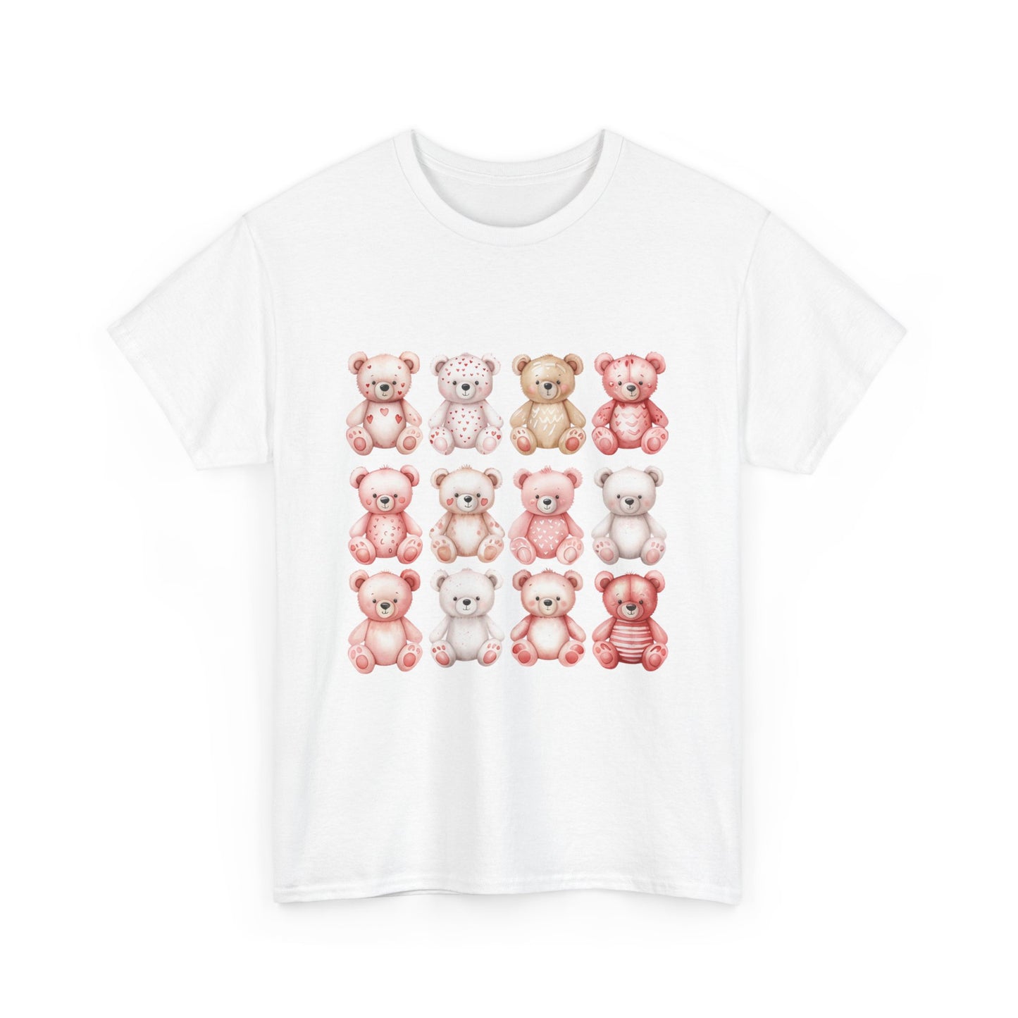 Teddy Bear Party - Valentine's Day Unisex Heavy Cotton Tee