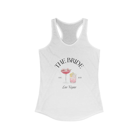 The Bride Las Vegas Women's Ideal Racerback Tank