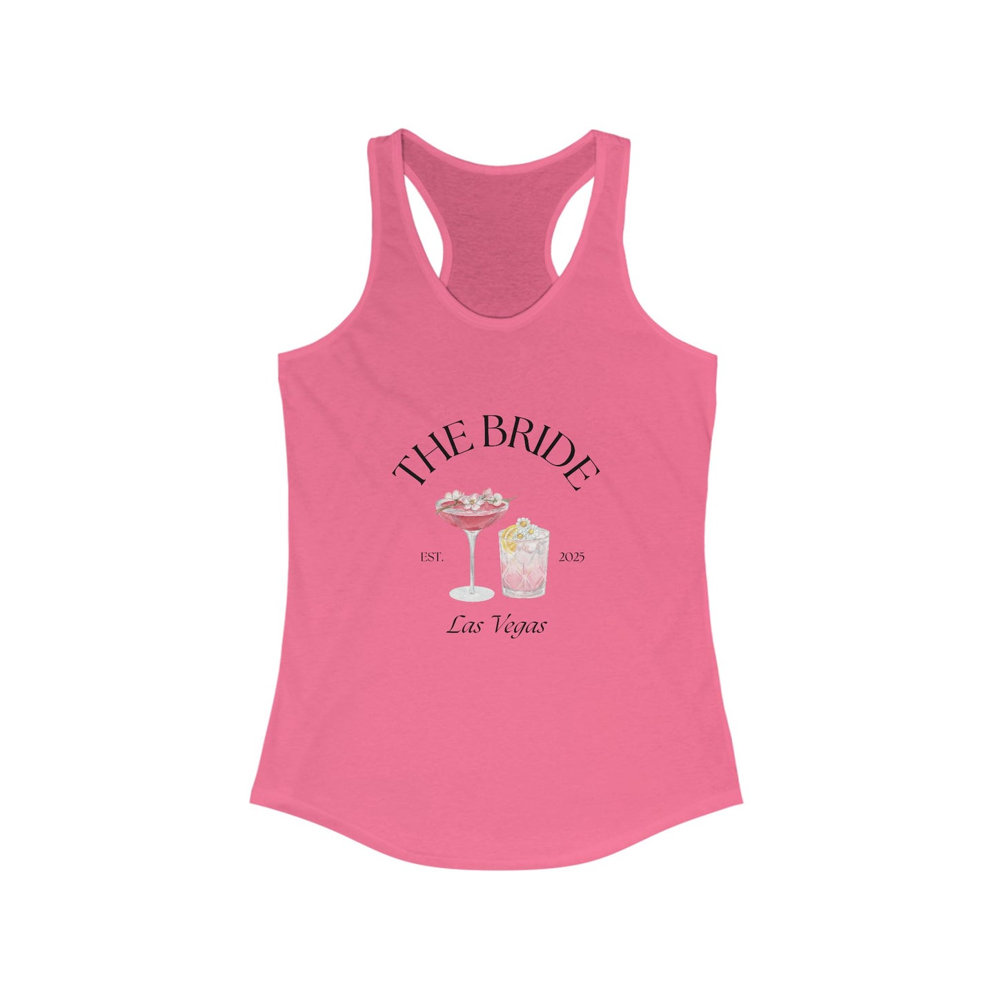 The Bride Las Vegas Women's Ideal Racerback Tank