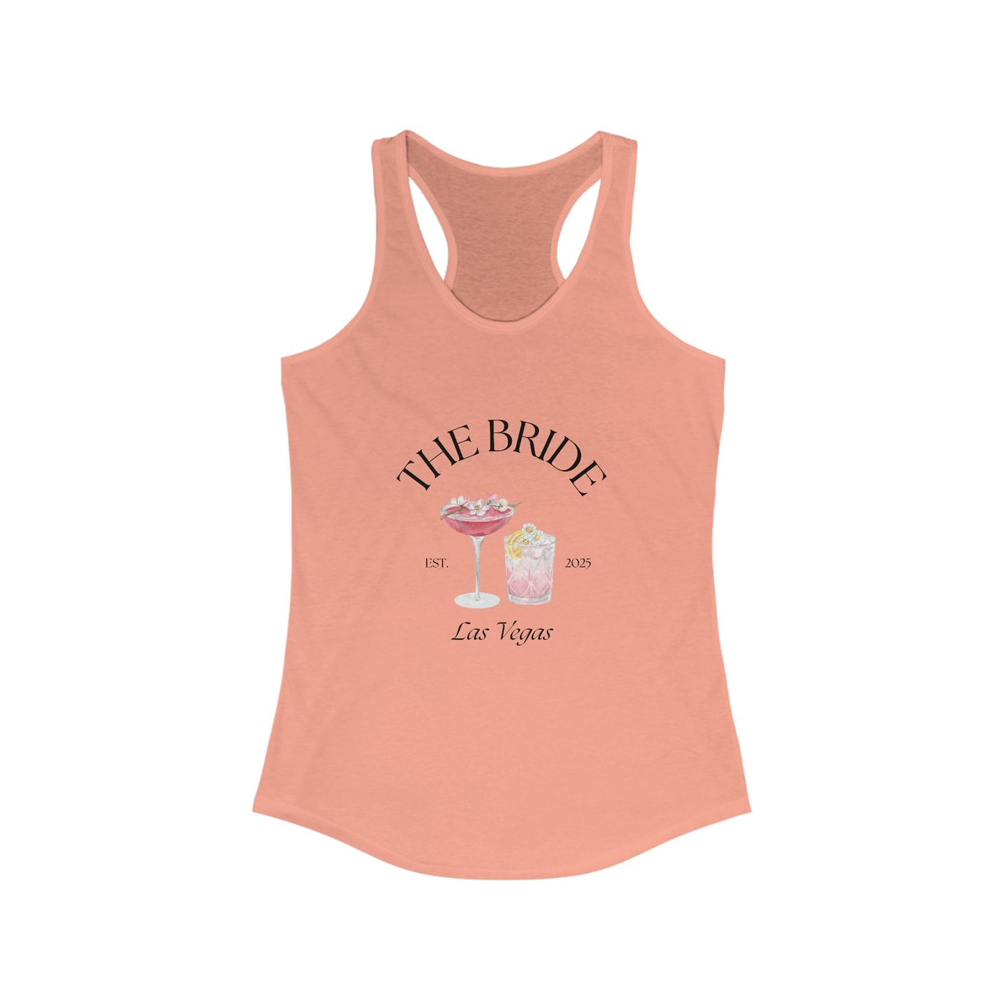 The Bride Las Vegas Women's Ideal Racerback Tank