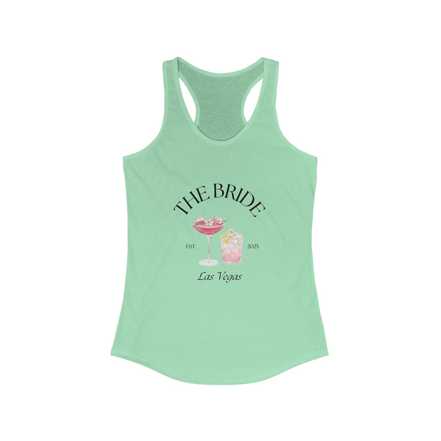 The Bride Las Vegas Women's Ideal Racerback Tank