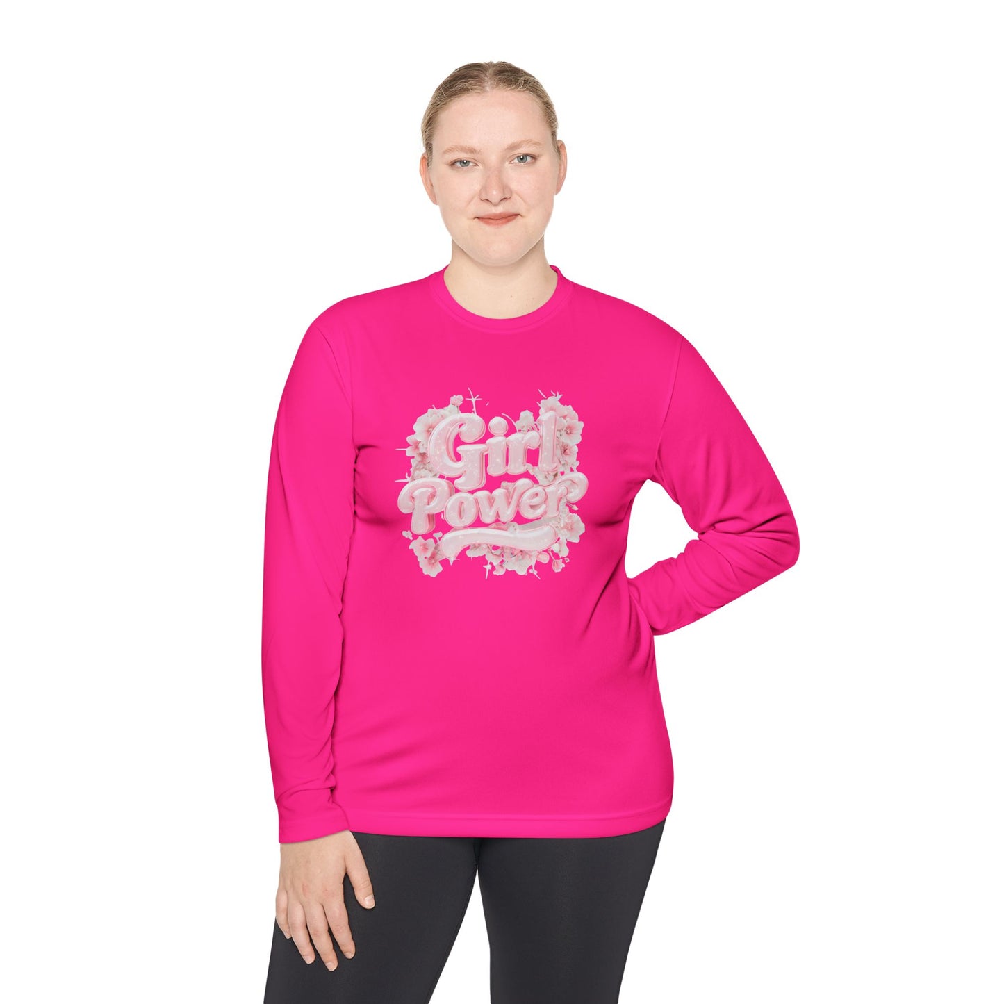 Girl Power Unisex Lightweight Long Sleeve Tee