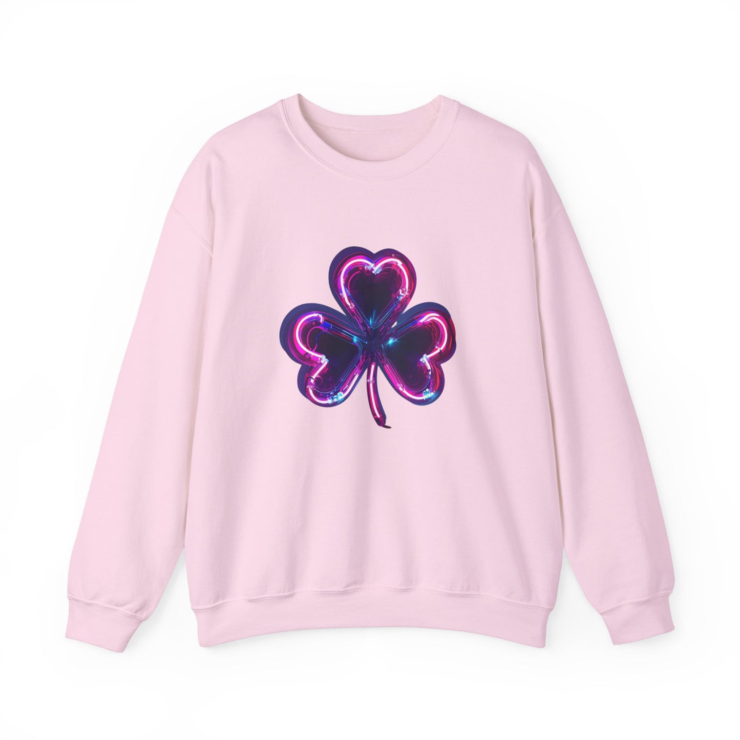 Electric Luck - Pink and Blue Unisex Heavy Blend™ Crewneck Sweatshirt