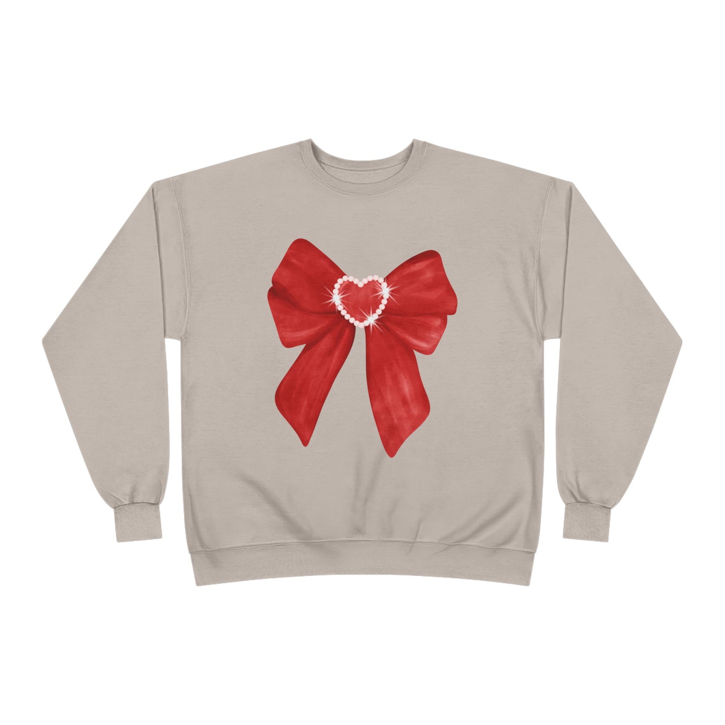 Red Bow Unisex EcoSmart® Crewneck Sweatshirt