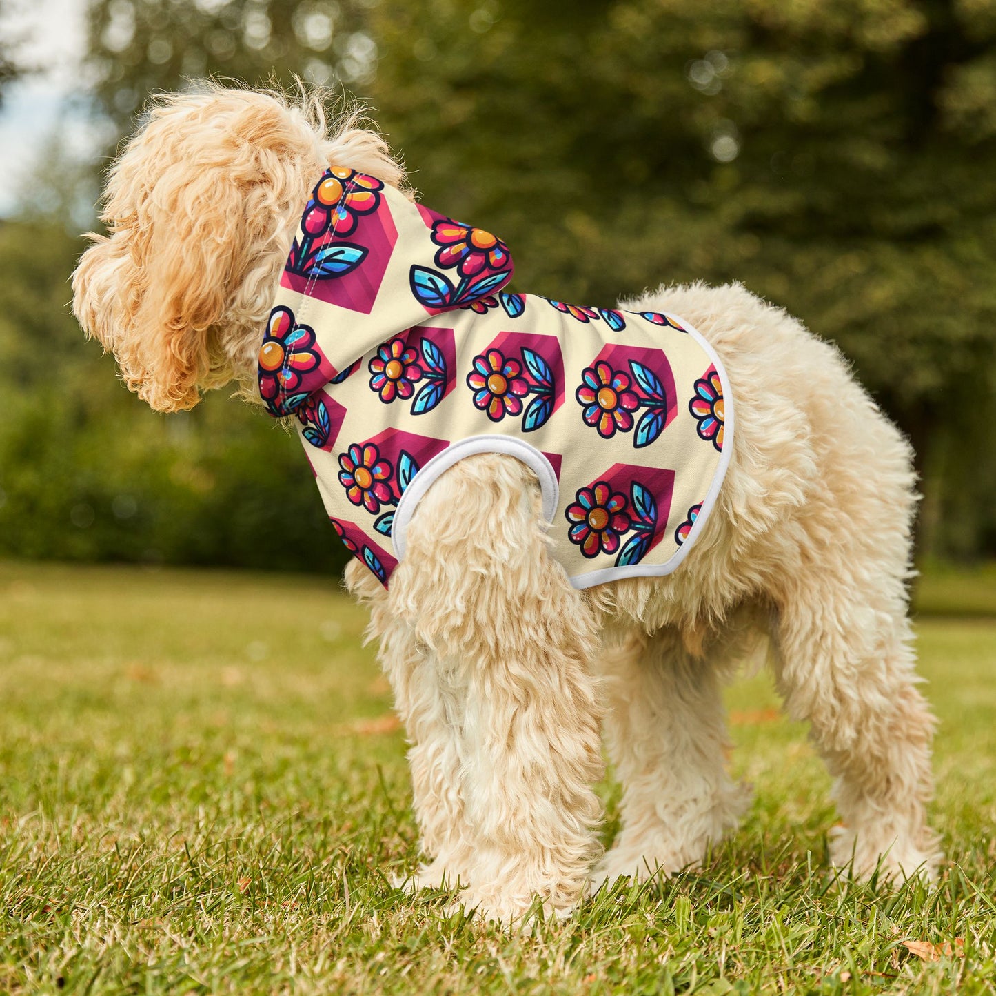 Starburst Flower Pet Hoodie (Dog or Cat)