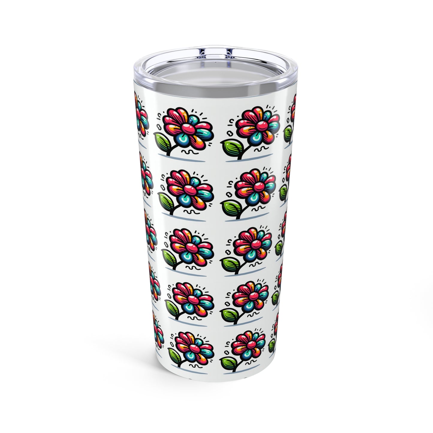 Cartoon Flower Tumbler 20oz