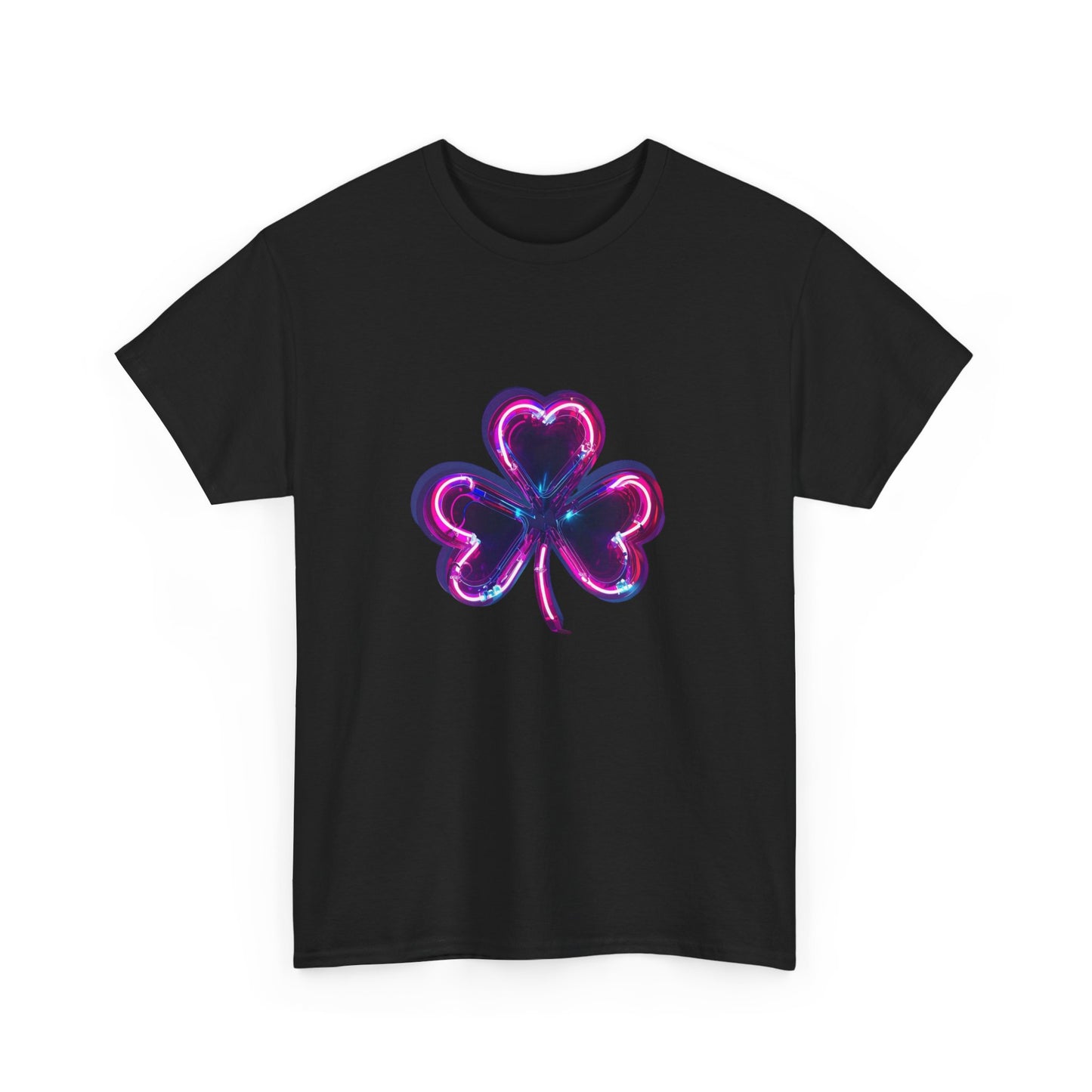 Electric Luck - Pink and Blue Unisex Heavy Cotton Tee