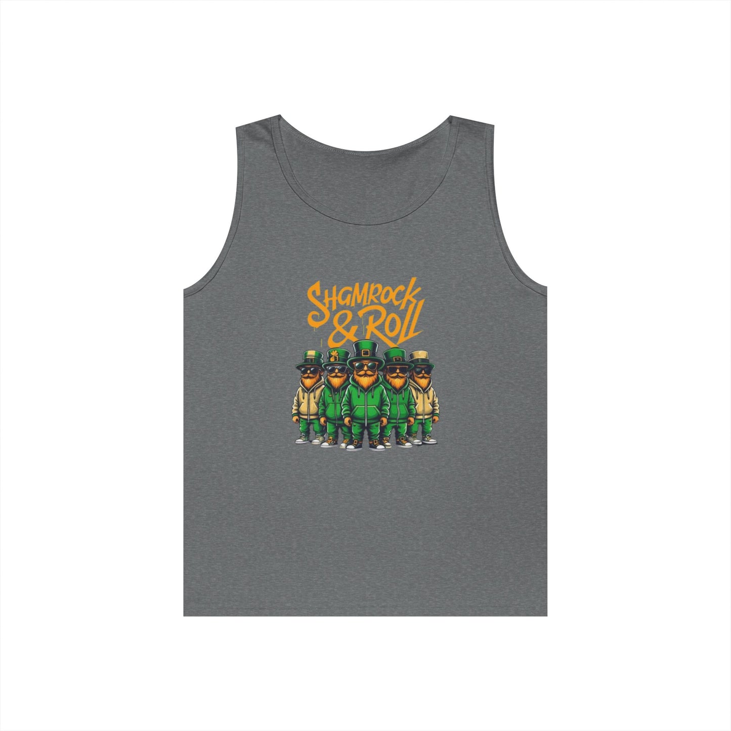 Shamrock & Roll Unisex Heavy Cotton Tank Top