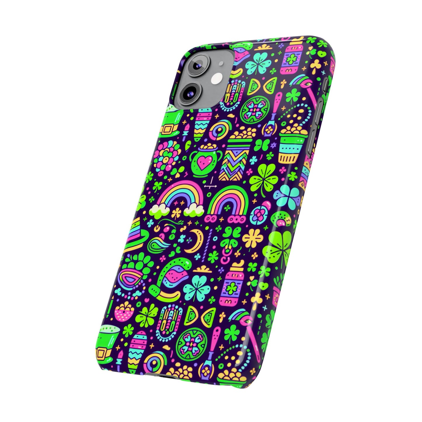 Day-Glo Clover Slim Phone Cases