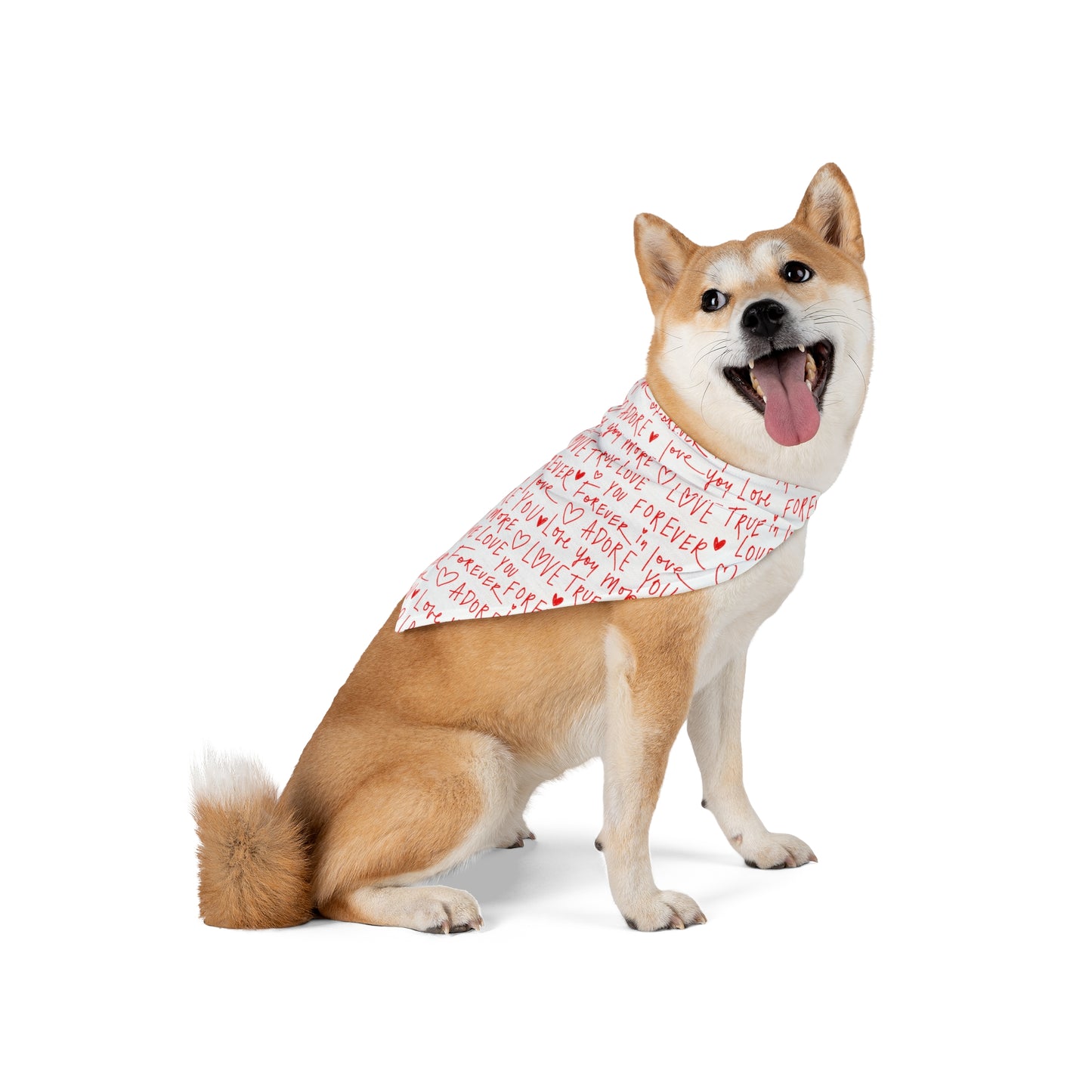 Love Forever Pet Bandana