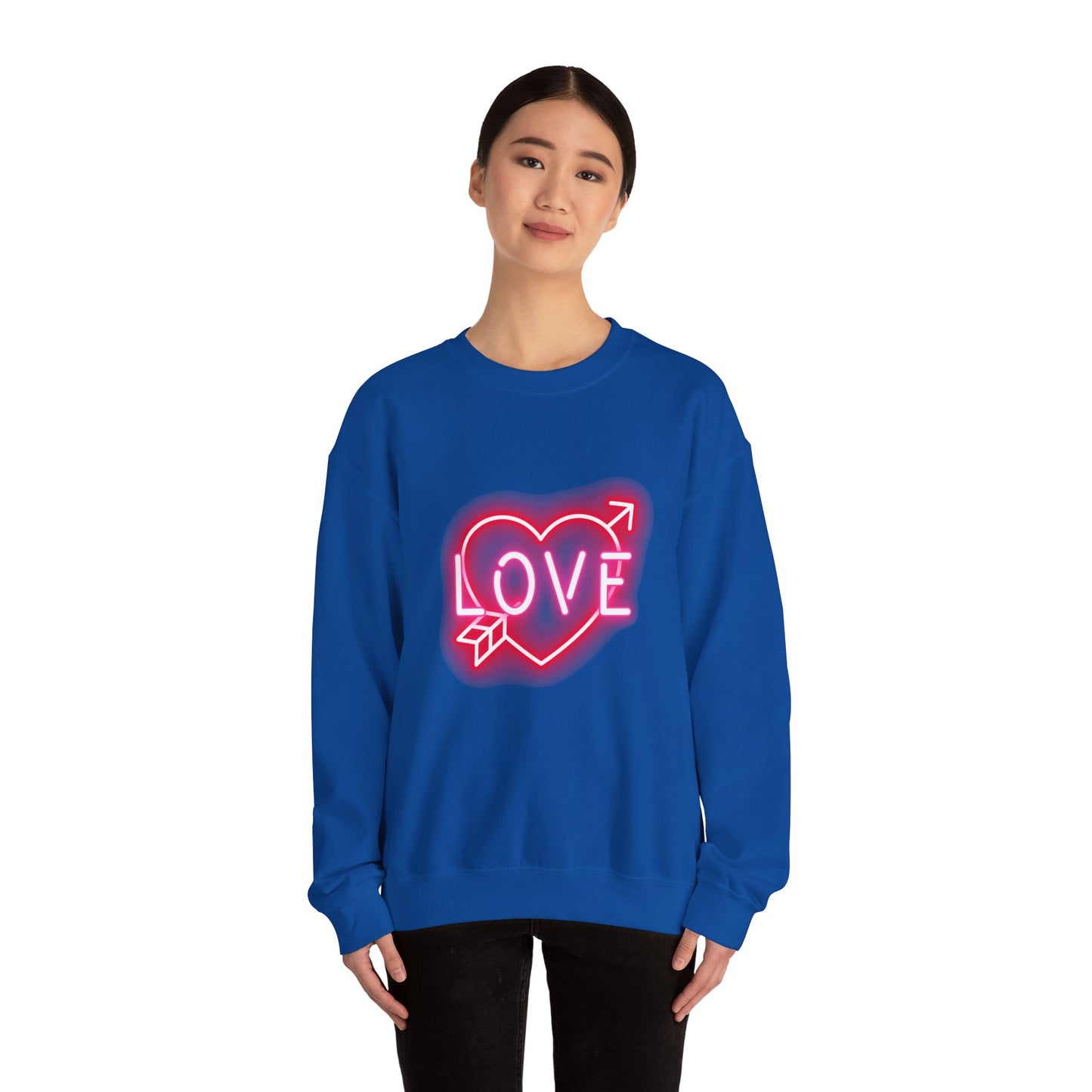 Neon Love Unisex Heavy Blend™ Crewneck Sweatshirt