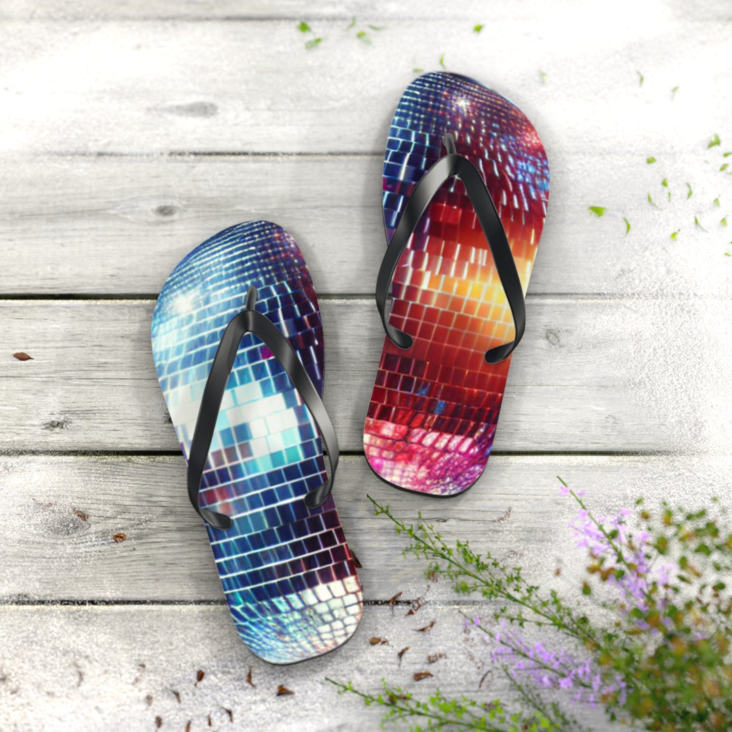 Disco Flip Flops