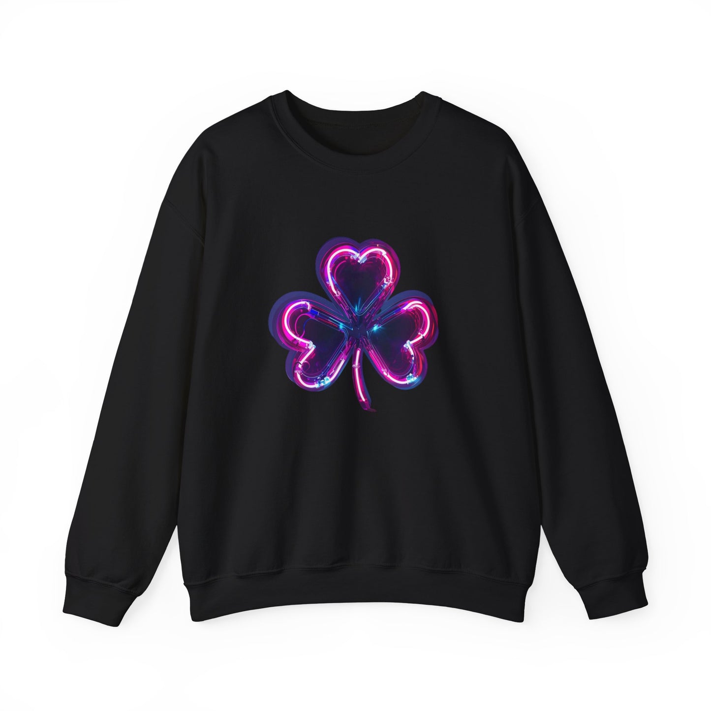 Electric Luck - Pink and Blue Unisex Heavy Blend™ Crewneck Sweatshirt