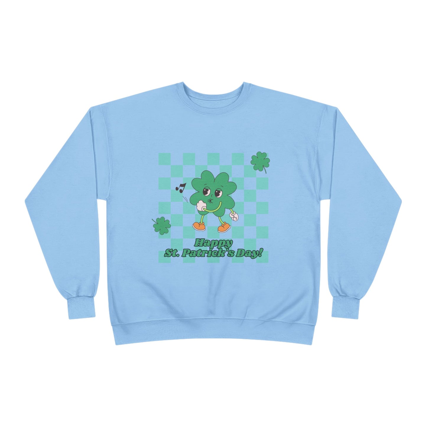 St. Pat's Checkers Unisex EcoSmart® Crewneck Sweatshirt