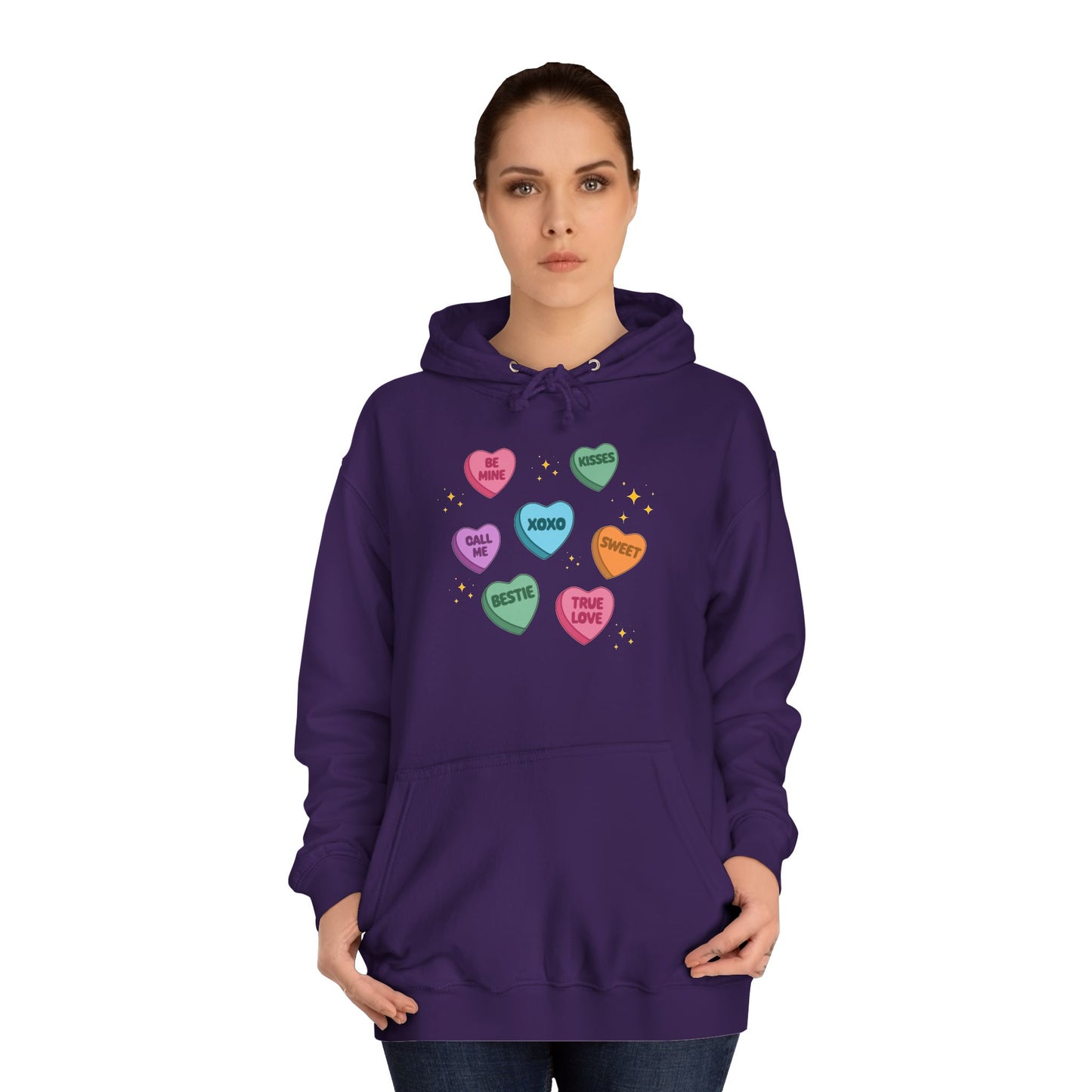 Sweet Conversations Unisex College Hoodie