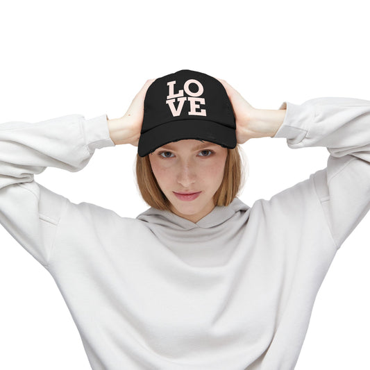 LOVE Unisex Distressed Cap