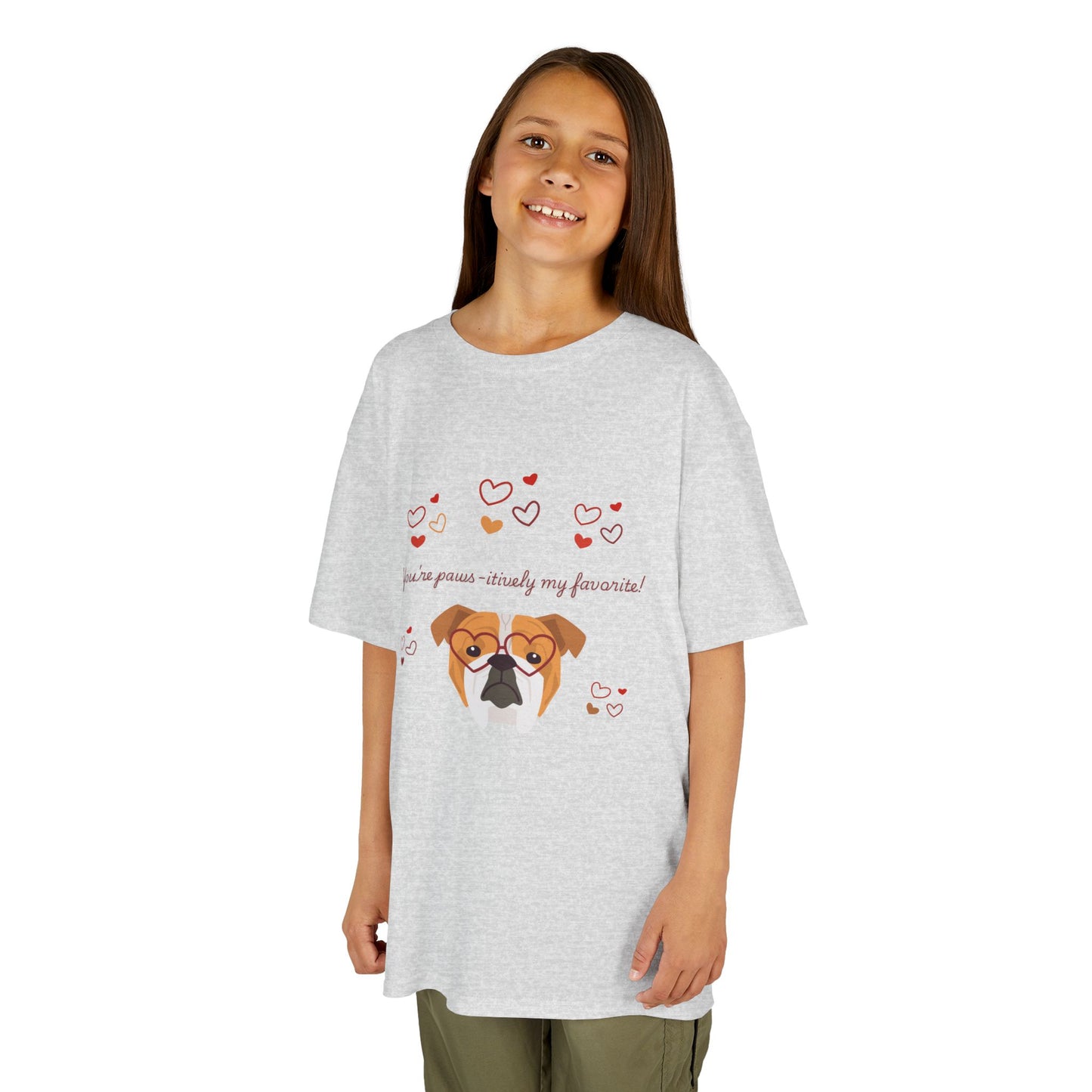 You're Paws-itively My Favorite Kids Heavy Cotton™ Tee