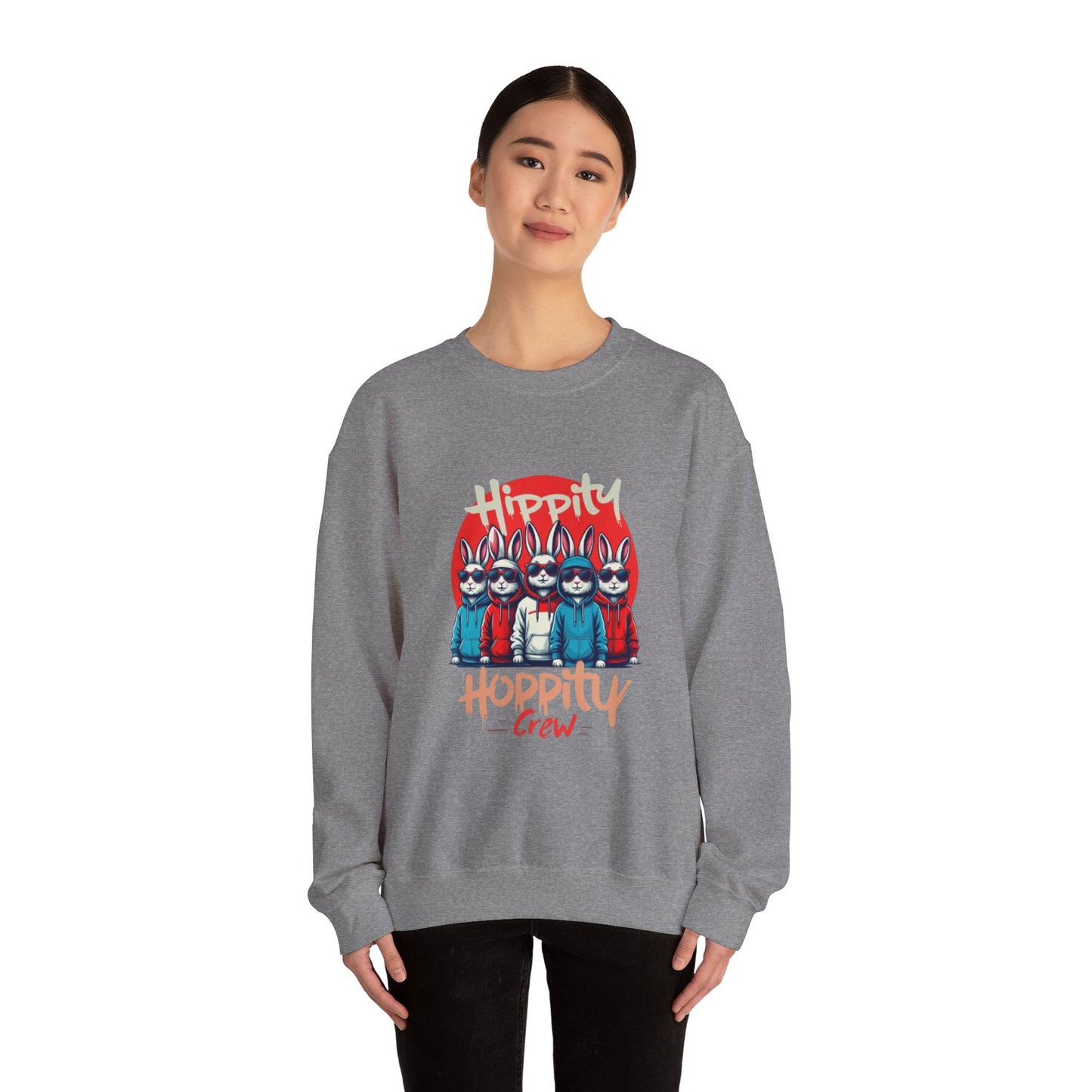 Hippity Hoppity Crew Unisex Heavy Blend™ Crewneck Sweatshirt