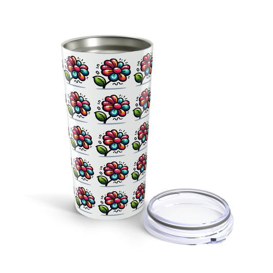 Cartoon Flower Tumbler 20oz