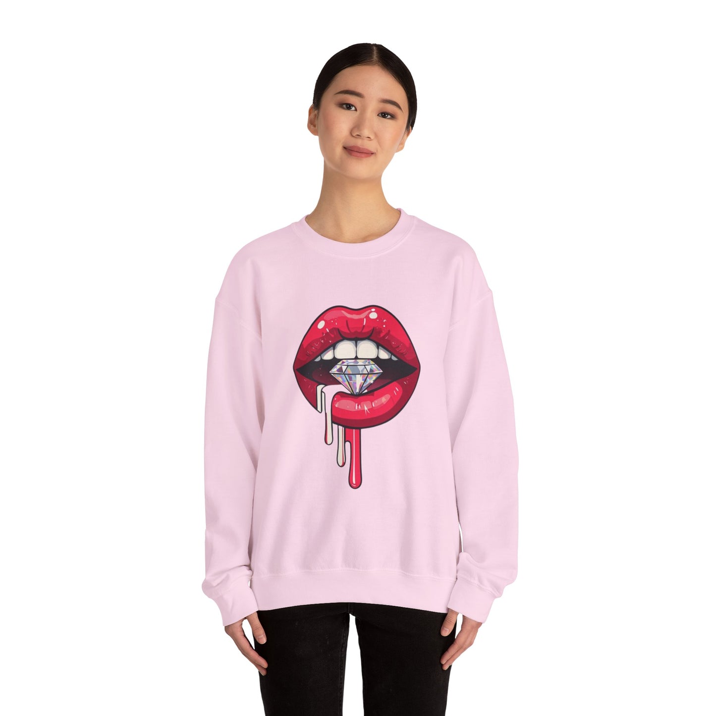 Bite the Diamond Unisex Heavy Blend™ Crewneck Sweatshirt