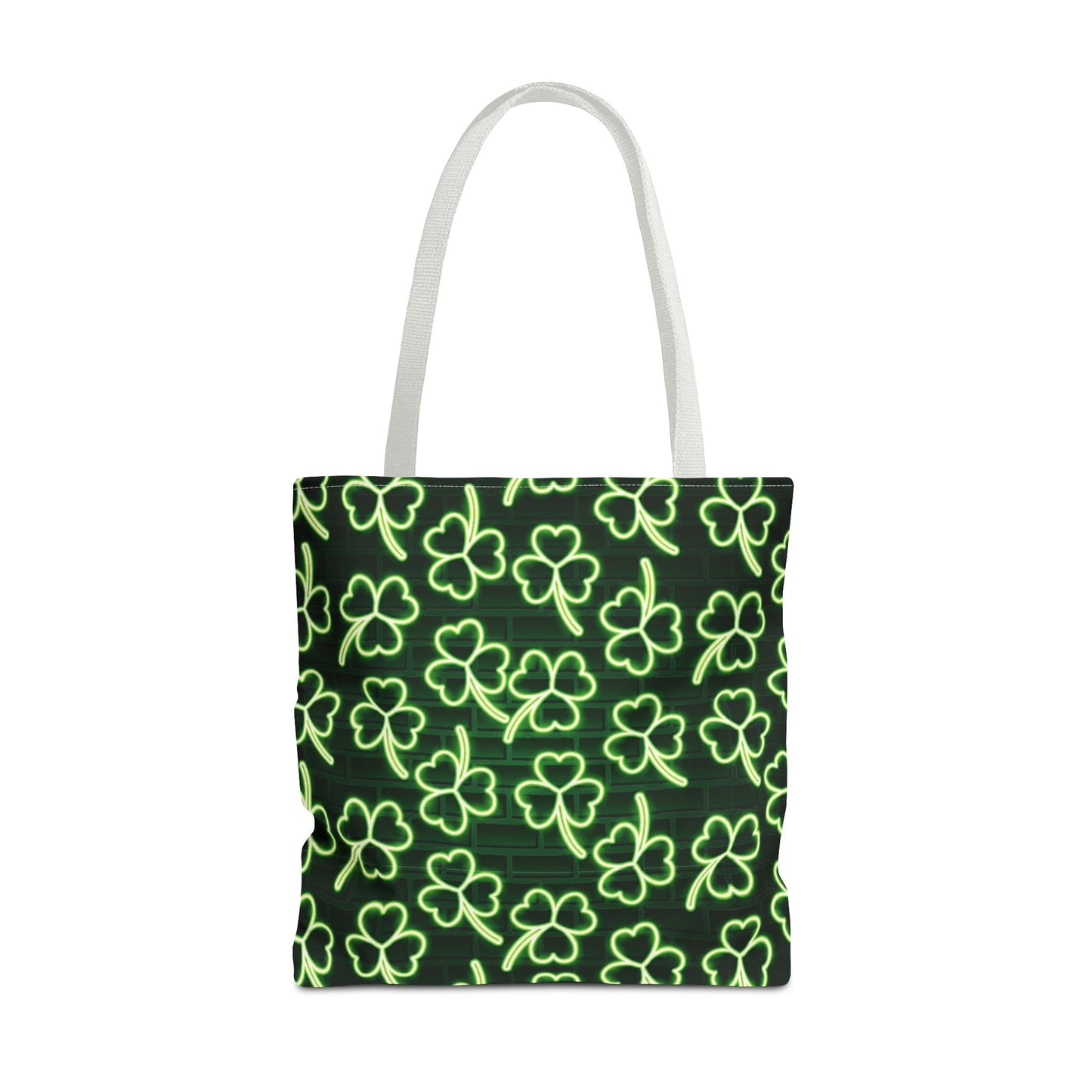 Neon Shamrock Tote Bag (available in 3 sizes)