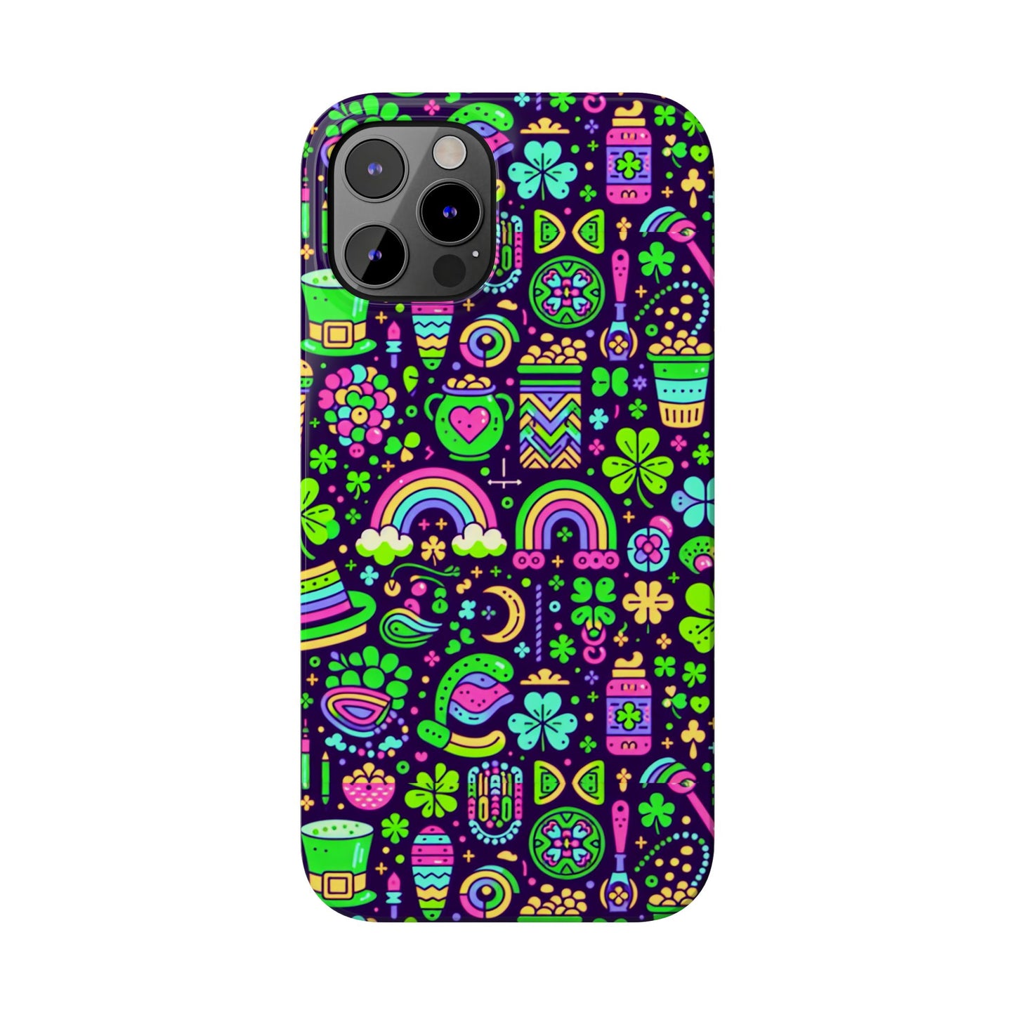 Day-Glo Clover Slim Phone Cases