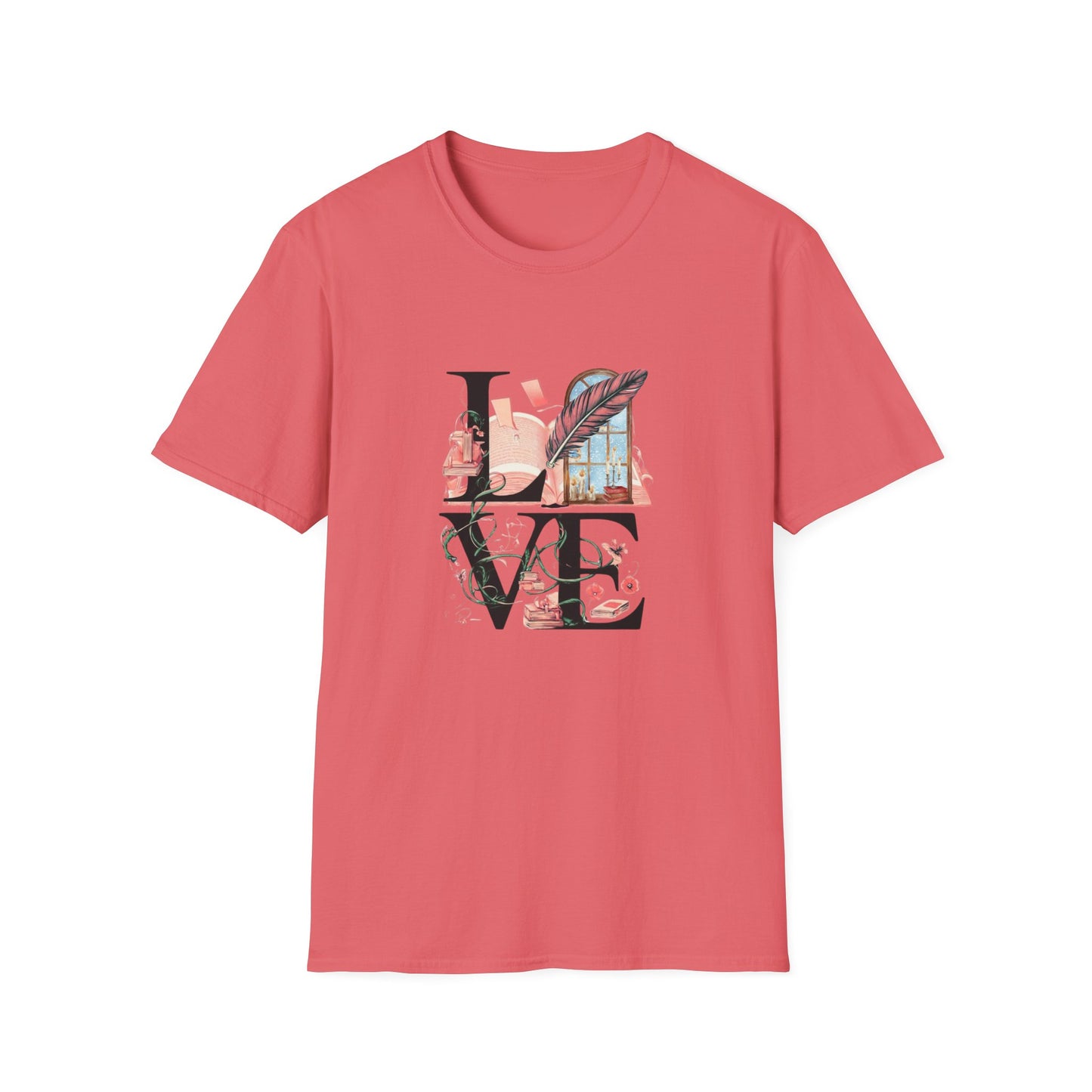 LOVE is a Novel Idea Unisex Softstyle T-Shirt