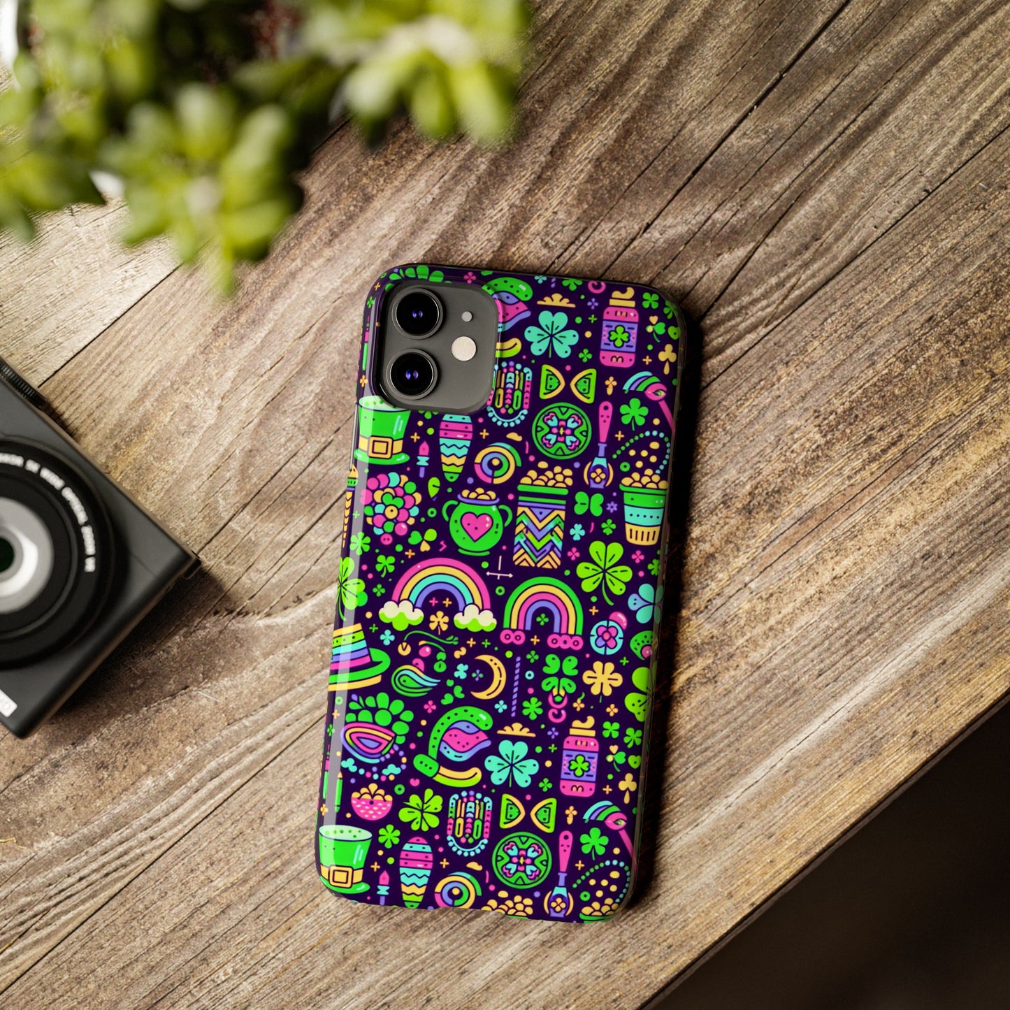 Day-Glo Clover Slim Phone Cases