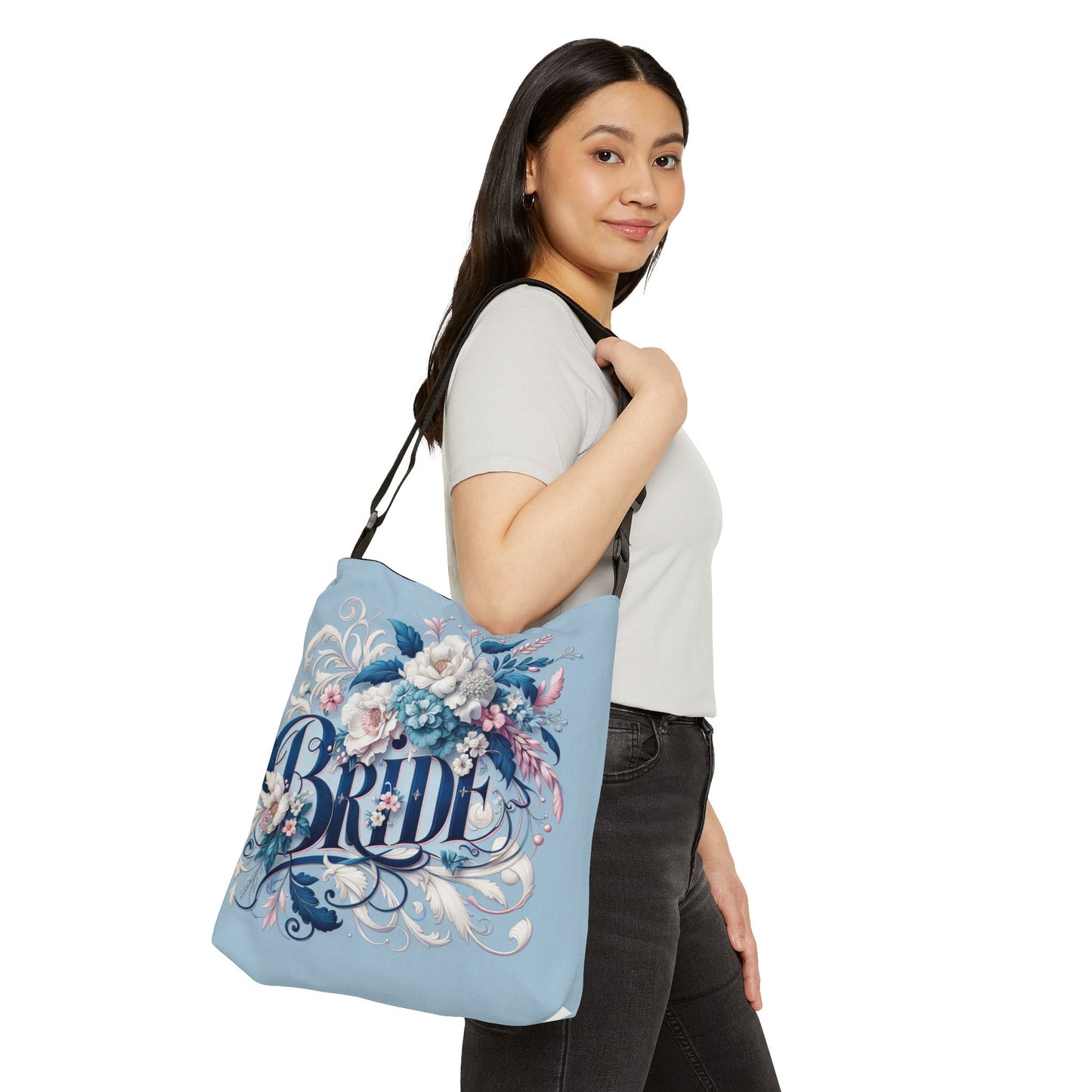 Your Something Blue Adjustable Tote Bag (AOP)