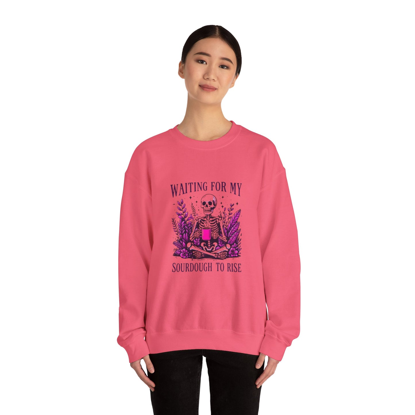 Waiting For My Sourdough Unisex Heavy Blend™ Crewneck Sweatshirt