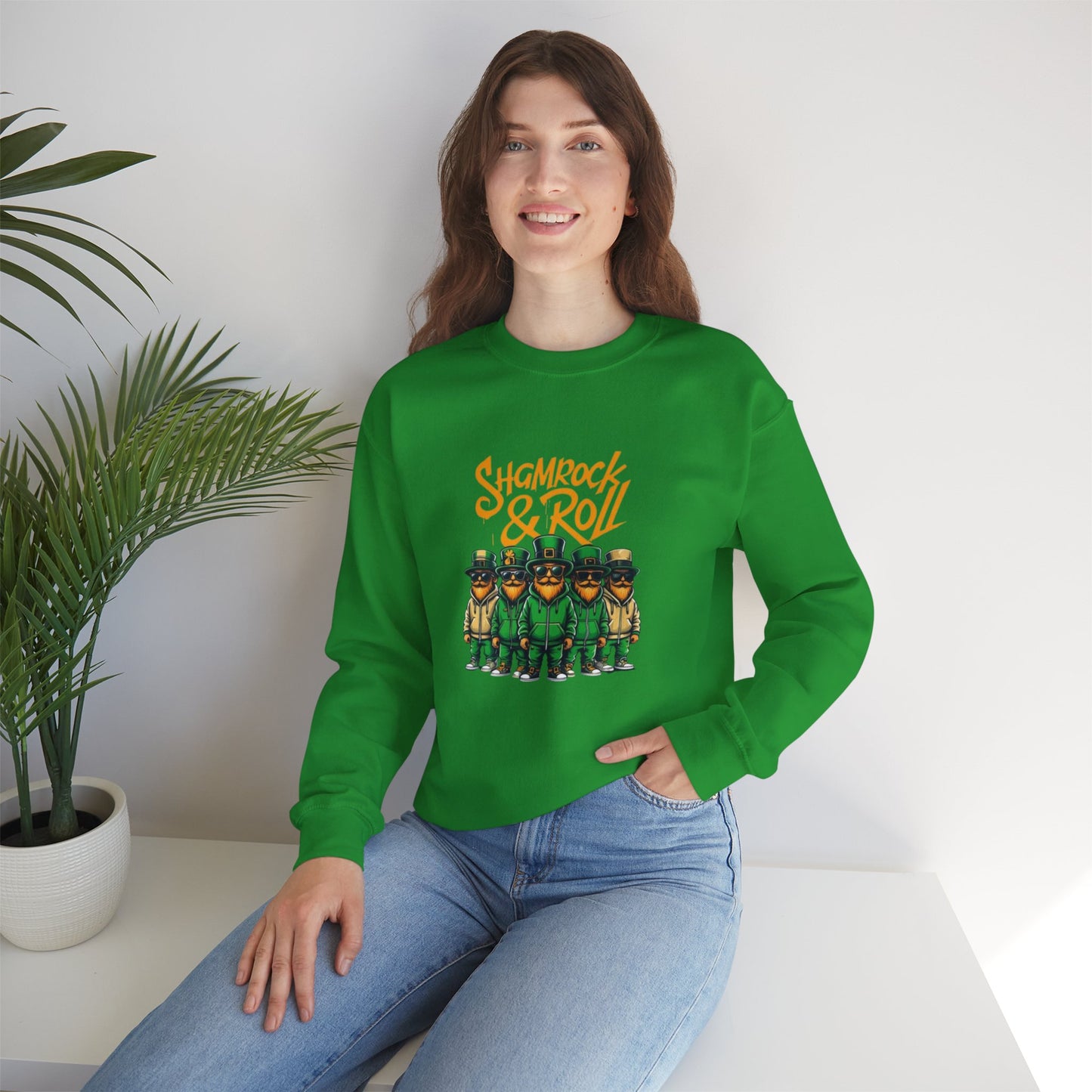 Shamrock & Roll Unisex Heavy Blend™ Crewneck Sweatshirt