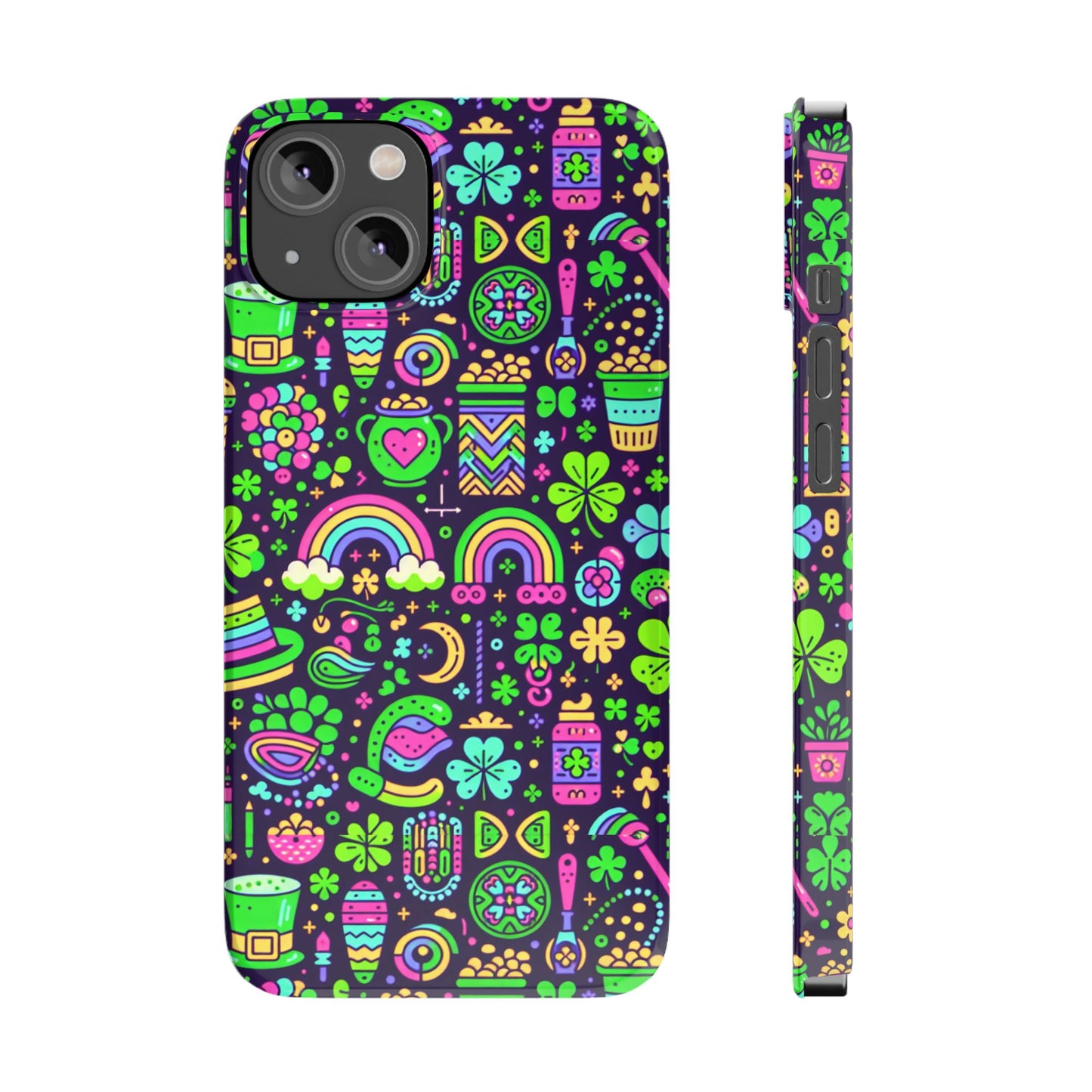 Day-Glo Clover Slim Phone Cases