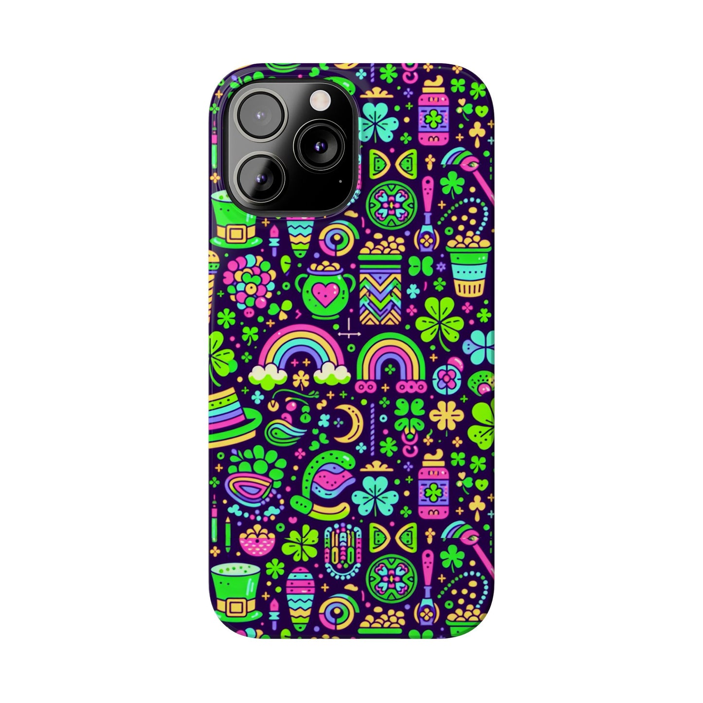 Day-Glo Clover Slim Phone Cases