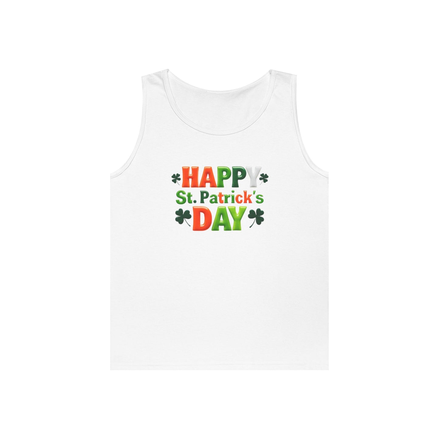 St. Patty Vibes Unisex Heavy Cotton Tank Top