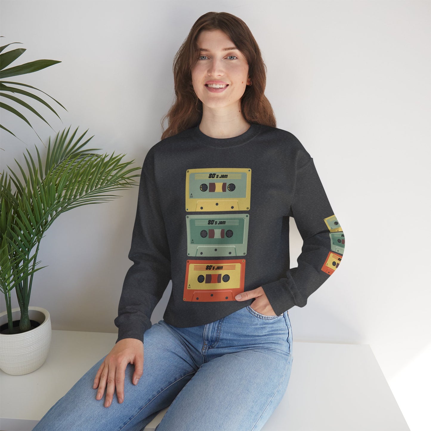 Cassette Tape Unisex Heavy Blend™ Crewneck Sweatshirt