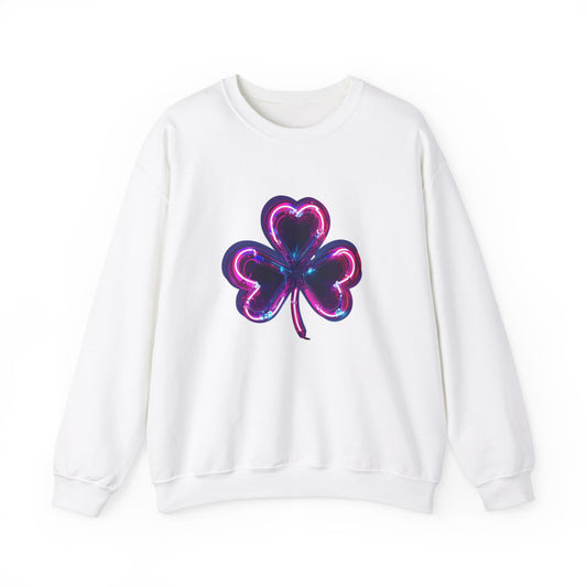 Electric Luck - Pink and Blue Unisex Heavy Blend™ Crewneck Sweatshirt